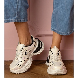 Bež sportske tenisice na stilskom potplatu 1