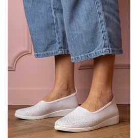 Tenisice bijelih žena s cirkonima bijela 1