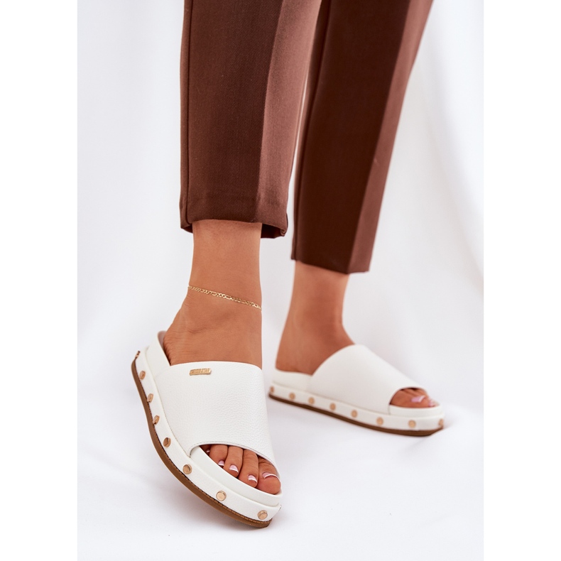 Ženski klip na platformi s Big Star RR274216 Bijeli pastuh bijela 2