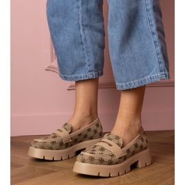 Ženske smeđe natikače s vezom smeđa 1