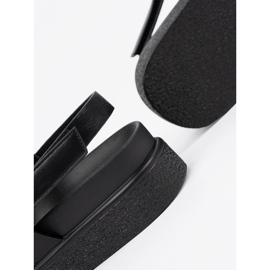 Goodin Klasične sandale na crnoj platformi 1