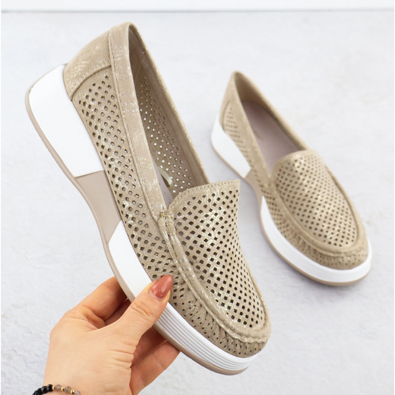 Ženske cipele za otvorenu na Sergio Leone 094H Zlatna platforma 1