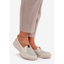 Openwork Vinceza 95336 Prirodni balerine bež 1