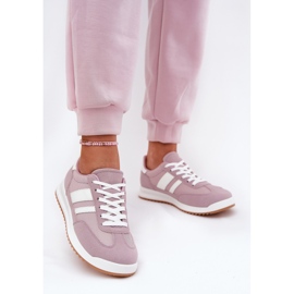 Evento Ženske tenisice s eko suknom ljubičastom ljubičasta 2