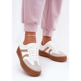 Evento Ženske tenisice s platformom, bijele bijela 2