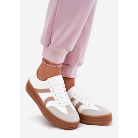 Evento Ženske tenisice s platformom, bijele bijela 1