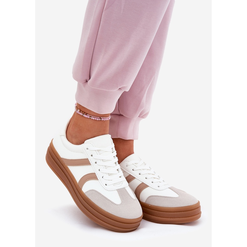 Evento Ženske tenisice s platformom, bijele bijela 1