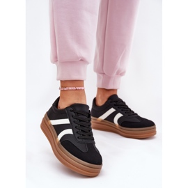 Evento Ženske tenisice s platformom crne crna 2