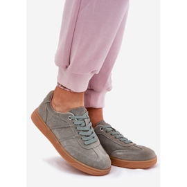 Evento Suede niske tenisice žene zelena paliana 1