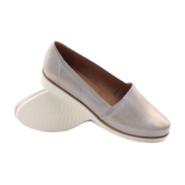 Badura ženske bež i zlatne cipele zlatni 3