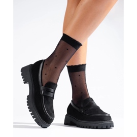 Shelovet ženske natikače od crne antilop kože crna 2