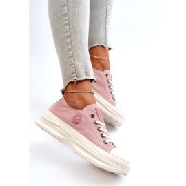 Ženske tenisice na masivnom potplatu Big Star NN274129 Pink 1