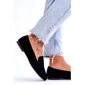 S.Barski Kožna antilop tkalačka je ženska otvorena crna 3