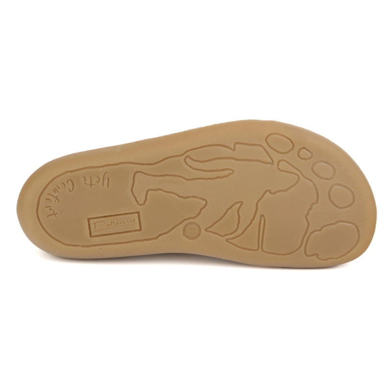 Bosonogi kožne ženske točke Pollonus 5-1288-024 Vanilla Verona/Perforacija bež 1