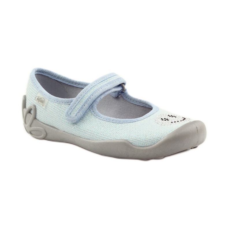 Befado 114y289 balerine papuče Plavi emotikoni plava 1