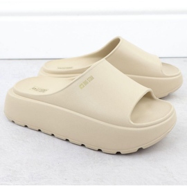 Big Star RR274A569 pjenasti flops bež 2