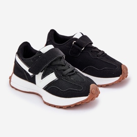 Dječje tenisice na čičak, crne crno 1