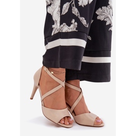 Sergio Leone Modne sandale na zlatnom pin zlatna 1