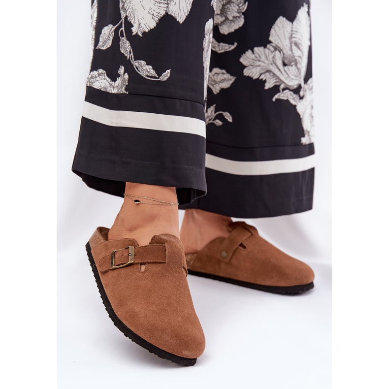 Big Star Ženski antilop -flip -flops s velikom zvijezdom RR274A387 smeđa kopča 2