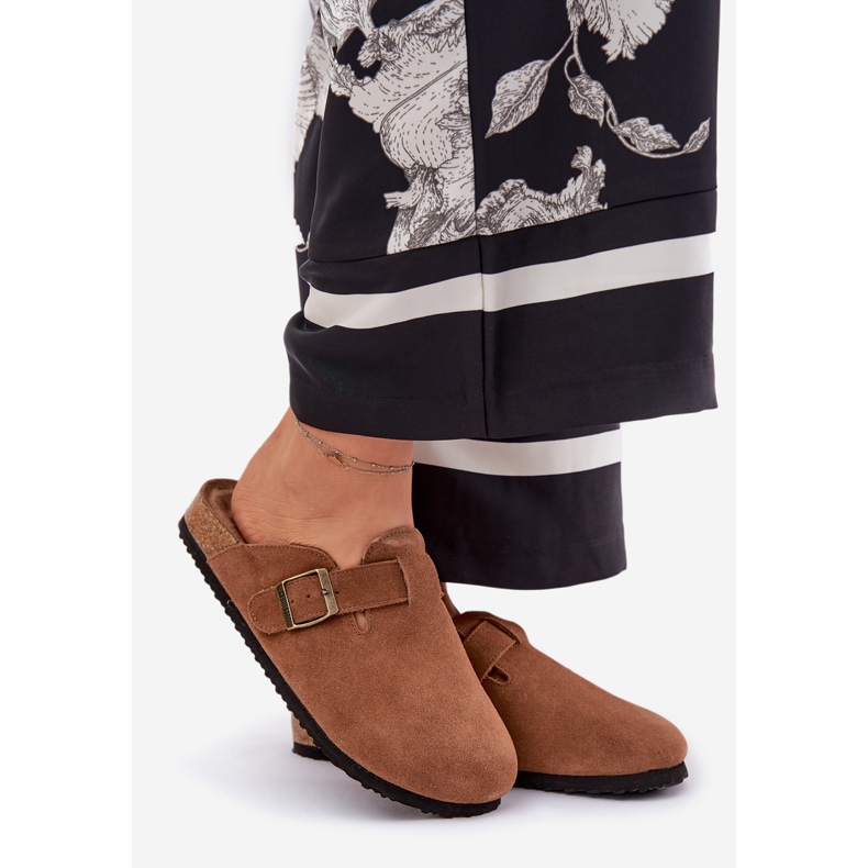 Big Star Ženski antilop -flip -flops s velikom zvijezdom RR274A387 smeđa kopča 1