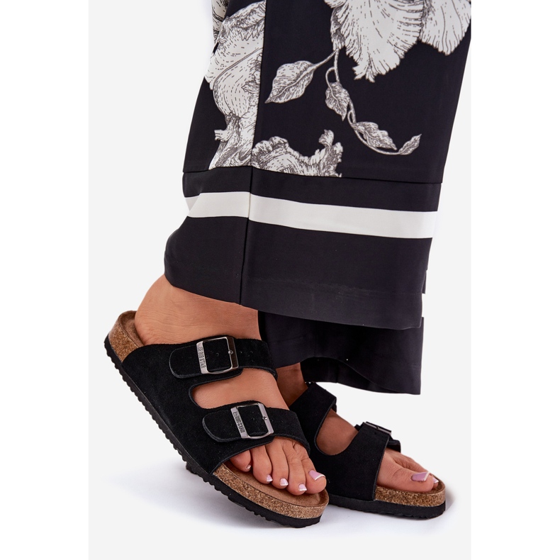 Big Star Ženski antilop lepršavi s velikom zvijezdom RR274A390 Crne kopče crna 1