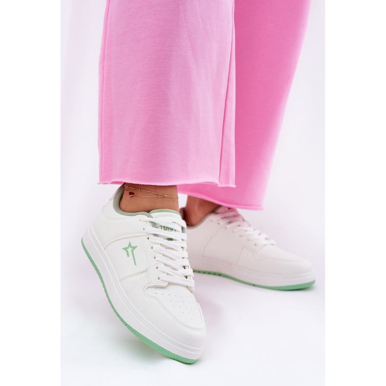 Ženske tenisice Big Star RR274A246 Hi-Poly sustav Bijeli sustav bijela 2