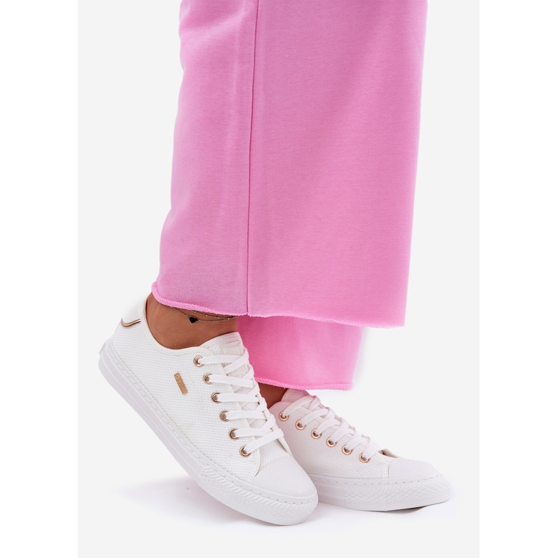 Ženske materijalne tenisice Big Star RR274766 White bijela 1