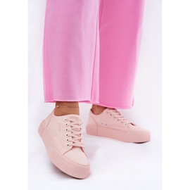 Ženske materijalne tenisice Big Star RR274404 Pink ružičasta 1