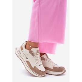 Ženske tenisice Big Star RR274A216 Hi-Polish bež sustav 1