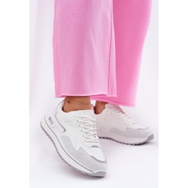 Ženske tenisice Big Star RR274A213 Hi-Poly sustav Bijeli sustav bijela 2