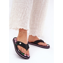 Japanski ženski flip flops Big Star RR274A111 Black crno 2