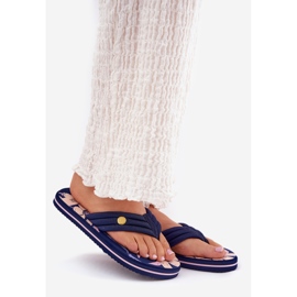 Japanski ženski flip flops Big Star RR274A109 Navy Blue plava 1