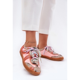 Ženske kožne tenisice Maciejka 06840-18 narančaste narančasta 2