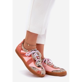 Ženske kožne tenisice Maciejka 06840-18 narančaste narančasta 1