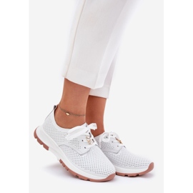 ARTIKER Ženske kožne cipele s Artker -om 54C1810 Bijeli pin bijela 1