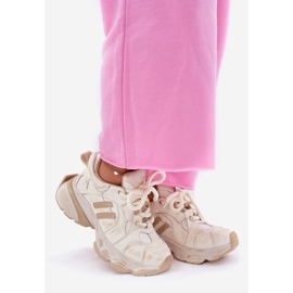 Ženske kožne tenisice Goe RR2N4037 bež 1