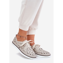 S.Barski Ženske kožne cipele S. Barski LR51-610 bež 1