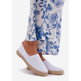 Ženske espadrile s Vinceza Braid 13624 White bijela 1