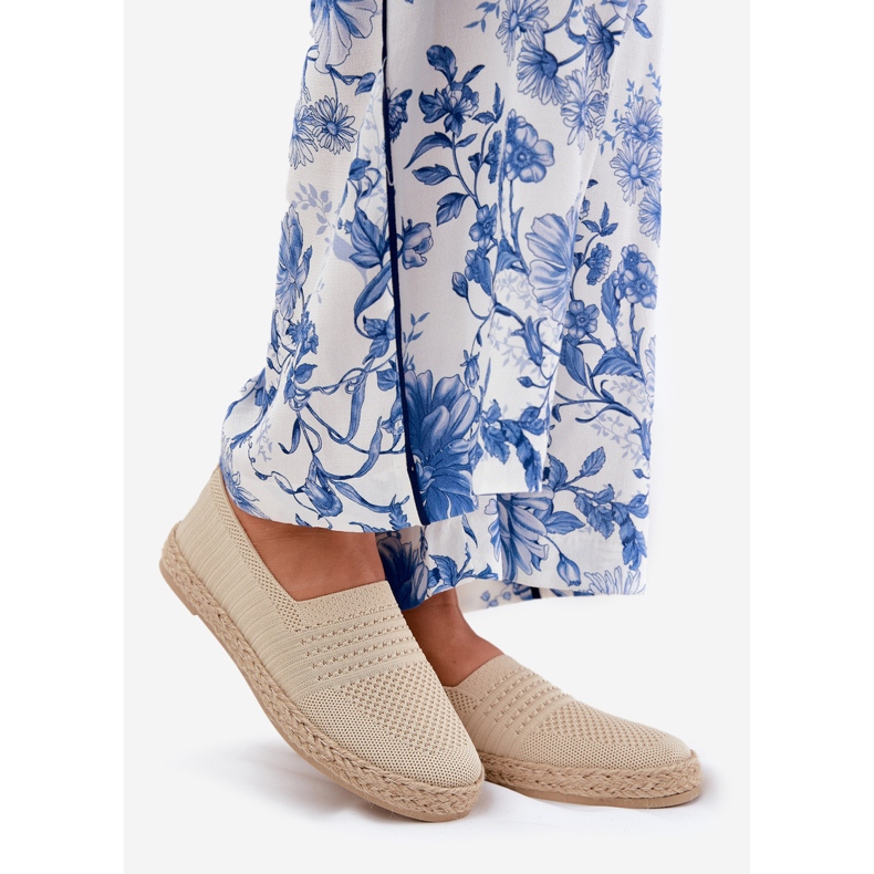 Vinceza Ženske espadrile s Vincezom 13624 Beige pletenica bež 1
