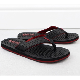 Big Star Muški flip flops fakirki crna velika zvijezda 1
