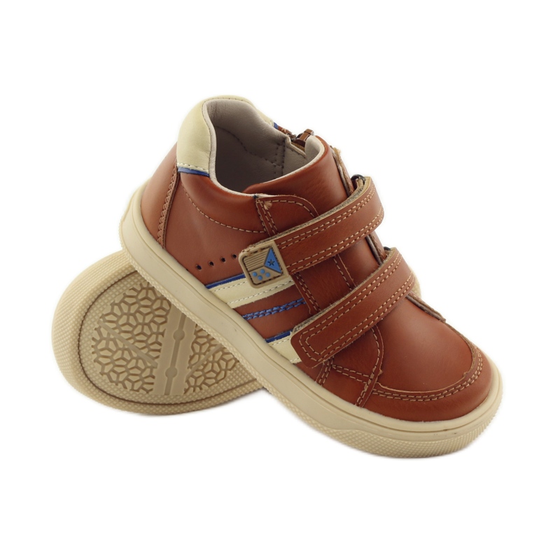 American Club Američke kožne gležnjače 703915 tamnoplava smeđa 3