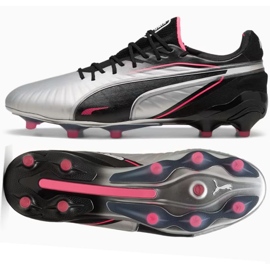 Puma King Ultimate FG/AG 108303-02 Nogometne cipele srebro 1