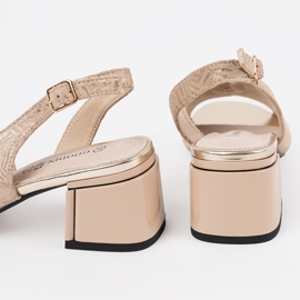 Goodin Sandale bež potpetica 1