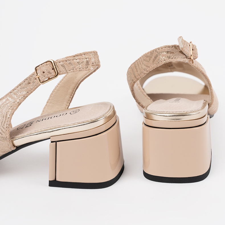 Goodin Sandale bež potpetica 1