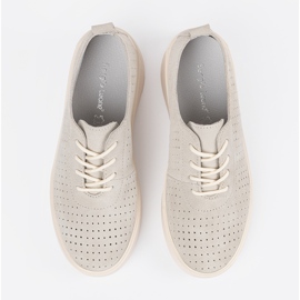 Sergio leone otvorene kožne cipele bež 1