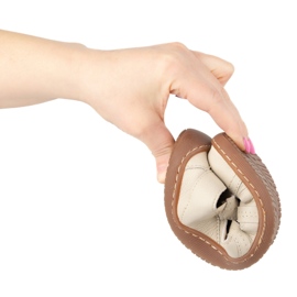 Ženske bosonoge cipele Ultralekkie Olivier 1285 polu -oznake za bež 1