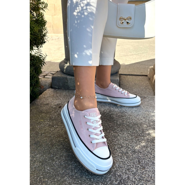 Big Star Ženske velike zvijezde NN274207 ružičaste tenisice ružičasta 2