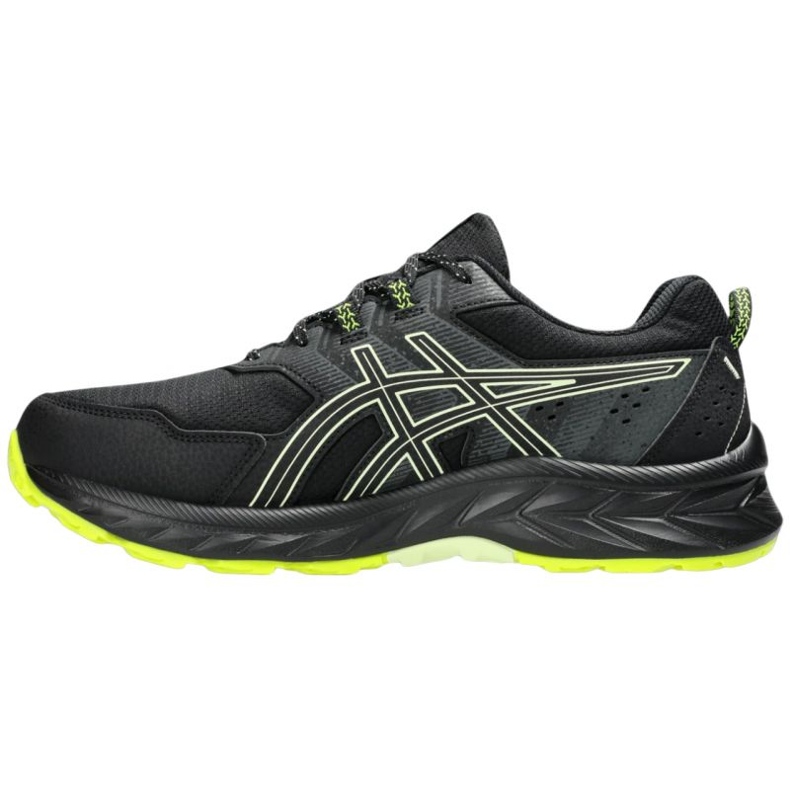 Asics Gek Venture 9 Vodootporne tenisice za trčanje 1011B705 003 crno 1