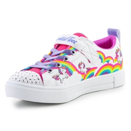 Skechers cipele Twinkle Toes S Lights Twinkle Sparks Jumpin Clouds 314809L-WMLT bijela 2
