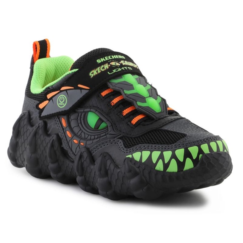 Skechers Skech-A-Saurus-dino 400112L-BKLM SHINE SHIPE crno 1